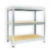 Werkstattregal mit Holzböden Biedrax 45 x 60 x 90 cm verzinkt - 3 Fachböden MDF