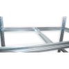 Werkstattregal mit Holzböden Biedrax 50 x 60 x 210 cm verzinkt - 5 Fachböden MDF