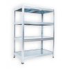 Werkstattregal mit Metallböden Biedrax 50 x 75 x 90 cm verzinkt - 4 Böden verzinkt