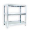 Werkstattregal mit Metallböden Biedrax 50 x 90 x 120 cm verzinkt - 3 Böden verzinkt