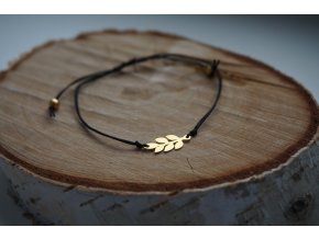 list zlatá černá shamballa (5)