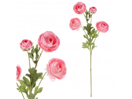 10053 pivonka na stonku 4 kvety ve svetle ruzove barve kn6125 pink lt