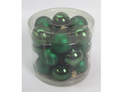 10719 ozdoby sklenene barva zelena pr3 cm cena za 1 baleni 18 ks vak121 3