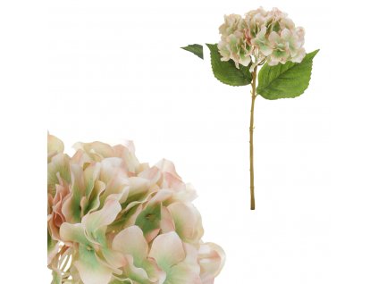 17031 1 hortenzie barva ruzovo zelena kvetina umela kn5114 pink gr