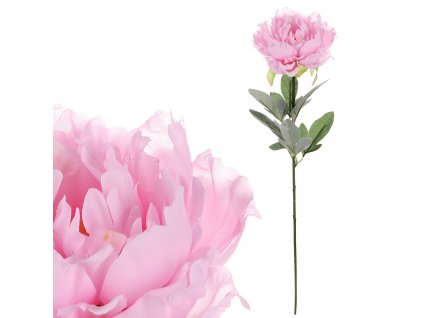 17160 pivonka v ruzove barve kvetina umela s6027 pink