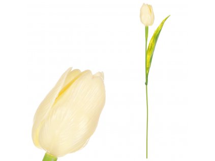 17211 tulipan plastovy v kremove barve cena za 1ks ve svazku 12ks sg60104 crm