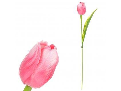 17220 tulipan plastovy v ruzove barve cena za 1ks ve svazku 12ks sg60104 pink2