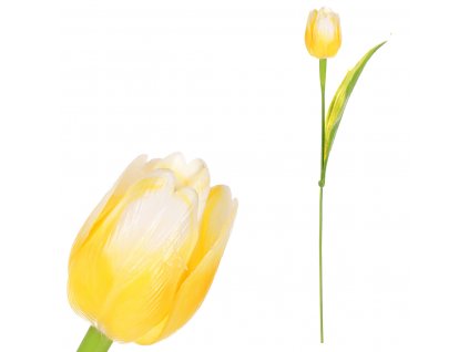 17235 tulipan plastovy ve zlute barve cena za 1ks ve svazku 12ks sg60104 yel2