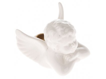 Porcelánový svícen - anděl ANP221
