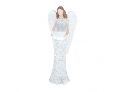 Poyresinový anděl - svícen AND29