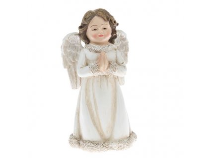 Polyresinový anděl modlící se AND22121