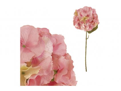 3762 hortenzie barva ruzova kvetina umela kum3248