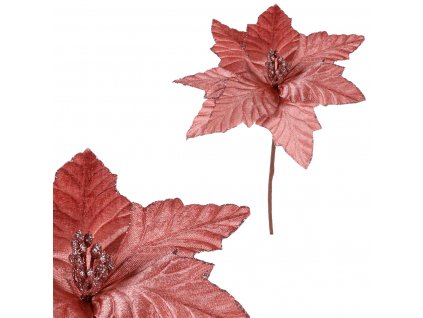 38332 kvet vanocni ruze samet barva ruzova vp2103 pink