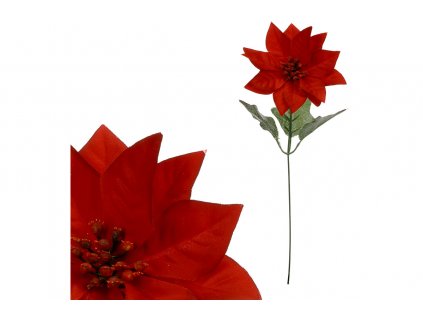 7875 kvetina umela poinsecie vanocni ruze barva cervena 1 hlava uk 0025