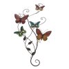 Kovová nástěnná dekorace - motýli AR080