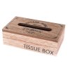 Dřevěná krabička na kapesníky CA369