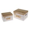 Dřevěná krabička s víkem LIQ5140
