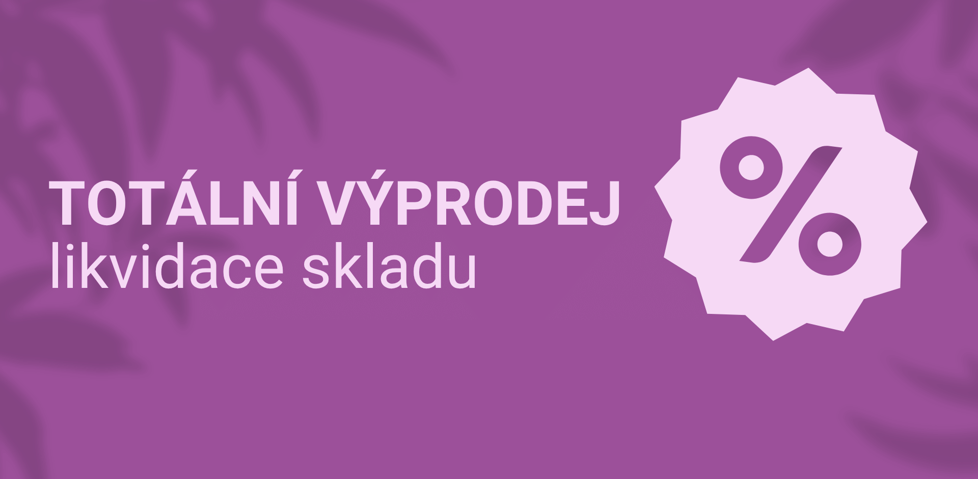 Výprodej celého e-shopu