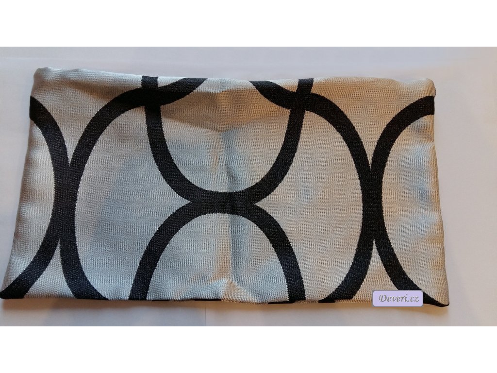 Povlak na polštář Afrodita za bedra 39x22cm stříbrný