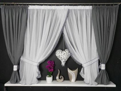 Voálová záclona Petra 400x150cm bílá (1)