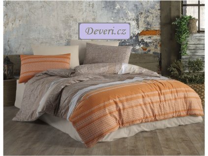 38179 3 bavlnene povleceni federiko oranzove bedtex 2