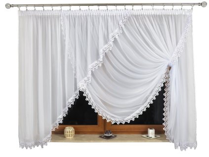 FIRANA GOTOWA 150 x 400 WOAL GIPIURA WODA DG45 prava