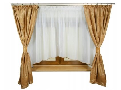 Záclona voálová / organza Tereza 560x150cm různé barvy