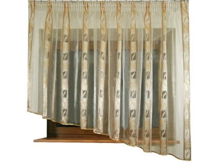 Hotová organzová záclona Gobi 320x170cm různé barvy
