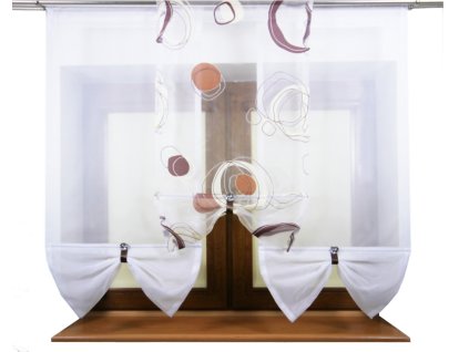 Hotová voálová panelová záclona Rosemary panely 60cm různé barvy