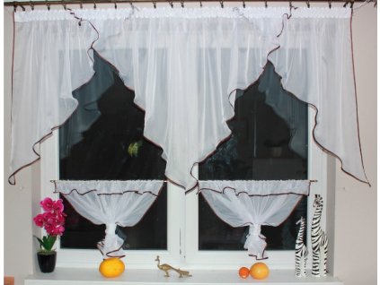Hotová voálová záclona Merida 300x150cm různé barvy