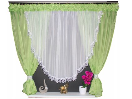 Hotová voálová záclona Eliana 400x150cm různé barvy