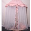 Baldachýn stan teepee růžový + 3 polštáře 2