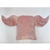 Dekorační polštářek Křídla 34x72cm růžový