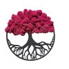 Obraz strom s mechem 50cm fuchsiový