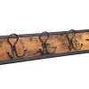 Industriální věšák s botníkem a lavičkou 92x41.5x187cm rustikální hnědý (6)