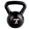 Kettlebell plastový 3 kg černý