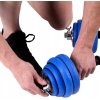 Sada posilovacích činek 30kg modrá