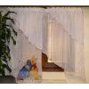 Dětská hotová voálová záclona Disney Medvídek Pú 350×150 cm – růžová  Hotová záclona, licenční Disney