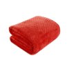 KOC Z MIKROFIBRY 150x200 MIĘKKI RICKY CZERWONY