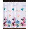 Dětský voál / záclona Disney Minnie Mouse myška na cestách v.160cm