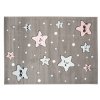 Dětský koberec Hvězdičky šedý různé velikosti