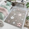Dětský koberec Hvězdičky šedý různé velikosti