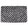 Plyšový kusový koberec 3D Clover šedý