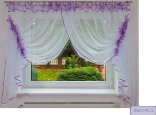 Máte rádi barvičky v kombinaci s decentností? Záclona Alesia disponuje roztomilým nařasením v různých barvách. Najdete ji...