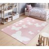 Detský koberec Motýliky 220x160cm ružový