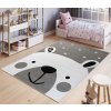 Detský koberec Polárny medveď 300x200cm sivý