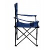 Skladacia stolička s vysokým operadlom 82x85x42cm modrá