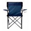 Skladacia stolička s vysokým operadlom 82x85x42cm modrá