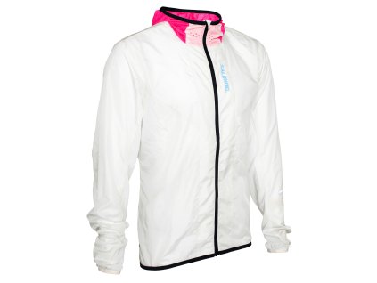 SALMING Sarek Jacket 21 Unisex White/Pink (Velikosti oblečení M)