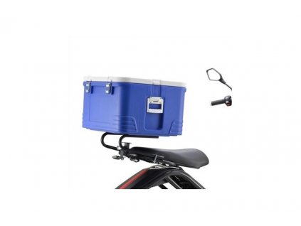 Zadní "PIZZA" termobox X-scooters XR09/XR10 - modrý